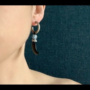 All Saints Shark Tooth Earrings